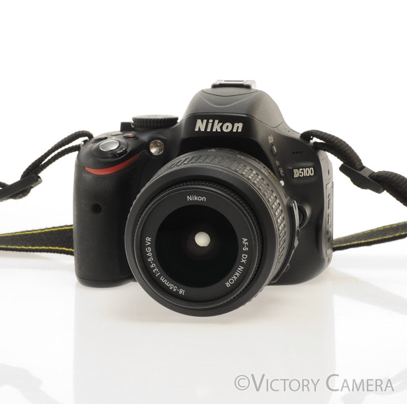 Nikon D5100 16.2MP DSLR w/ 18-55mm Zoom Lens [EXC] - Victory Camera