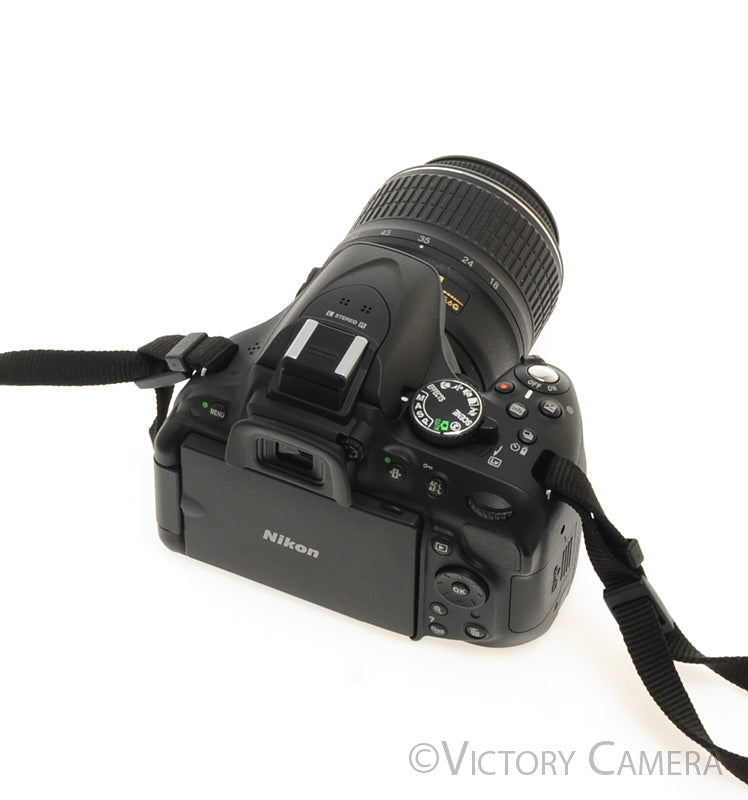 Nikon D5200 Black 24.1MP DSLR w/ 18-55mm Zoom Lens [EXC+] - Victory Camera