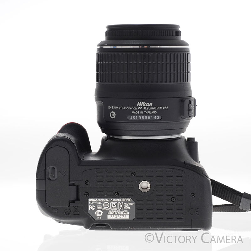 Nikon D5200 Black 24.1MP DSLR w/ 18-55mm Lens ~674 Shutter Count [EXC+] image 4