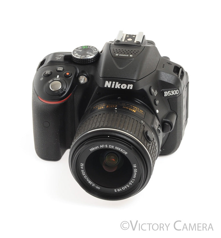 Nikon D5300 24.2MP Digital SLR Camera w/ 18-55mm Zoom Lens -Low Shutter Count-