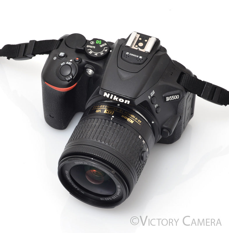 Nikon D5500 24.2MP Digital SLR Camera w/ 18-55mm Lens ~3,976 Shots [EXC+] - Victory Camera