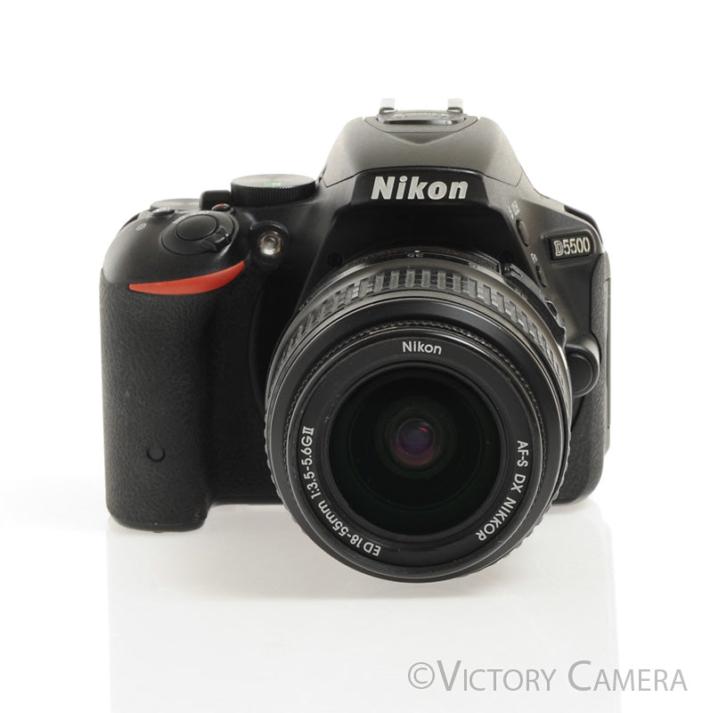 Nikon D5500 24.2MP Digital SLR Camera w/ 18-55mm Zoom Lens 21100 Shots [EXC] - Victory Camera