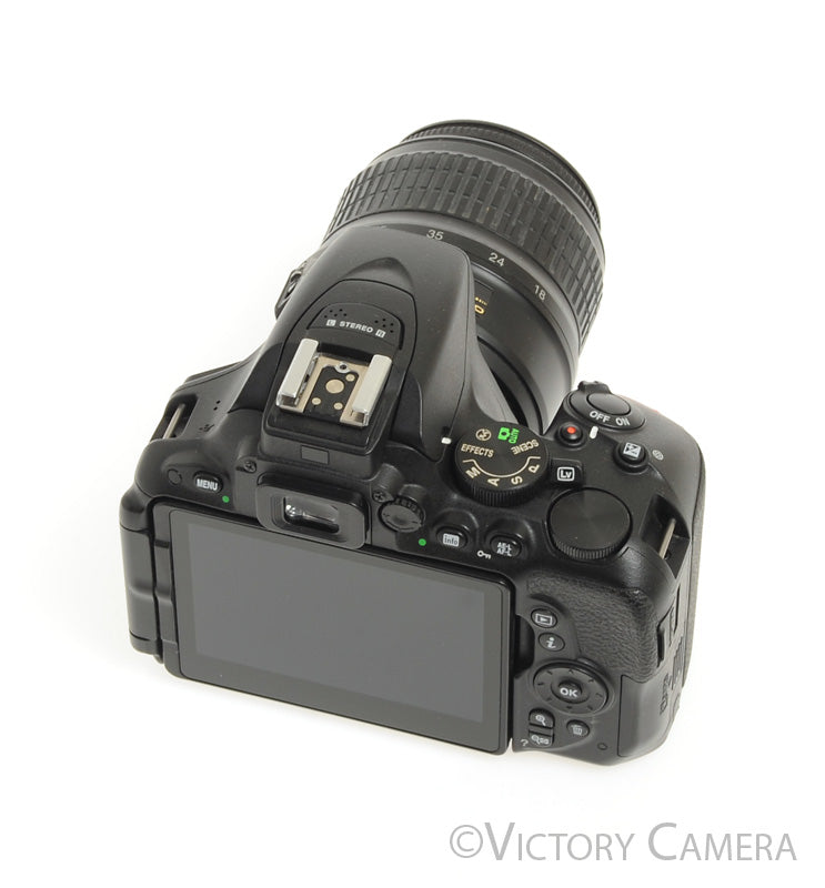 Nikon D5500 24.2MP Digital SLR Camera w/ 18-55mm Zoom Lens 21100 Shots [EXC] - Victory Camera
