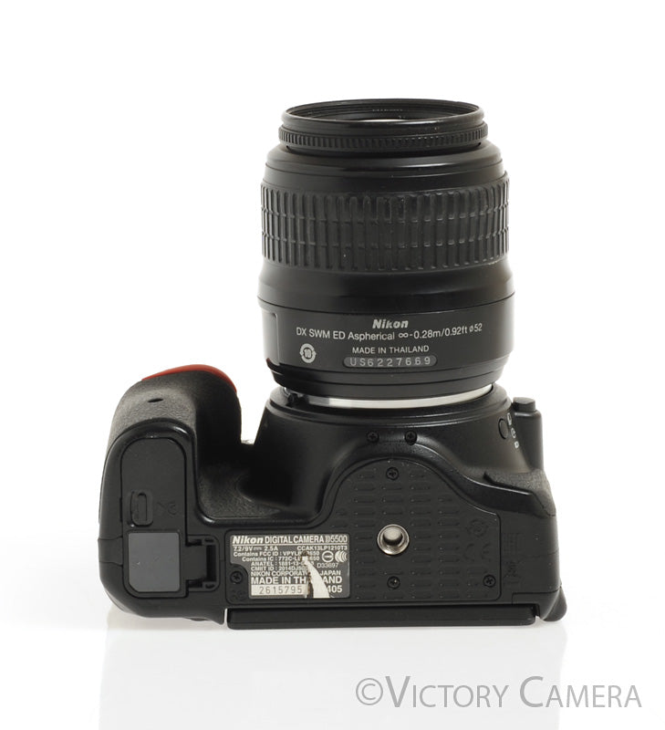 Nikon D5500 24.2MP Digital SLR Camera w/ 18-55mm Zoom Lens 21100 Shots [EXC] - Victory Camera
