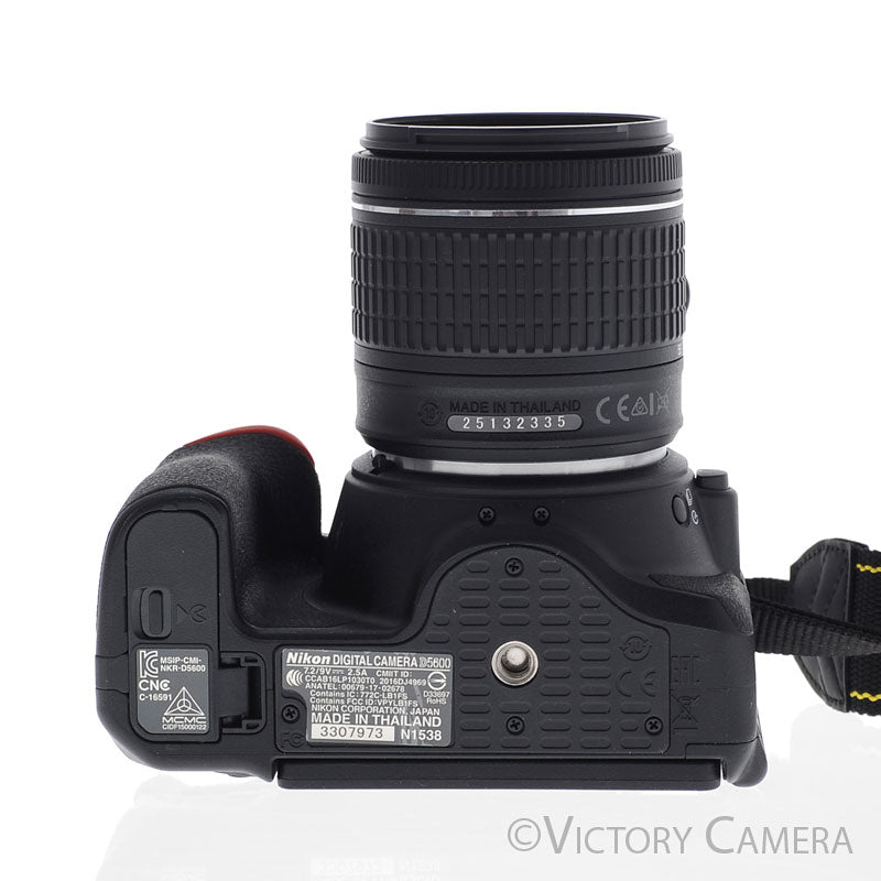 Nikon D5600 24.2MP Digital SLR Camera w/ 18-55mm Zoom Lens [EXC+] - Victory Camera