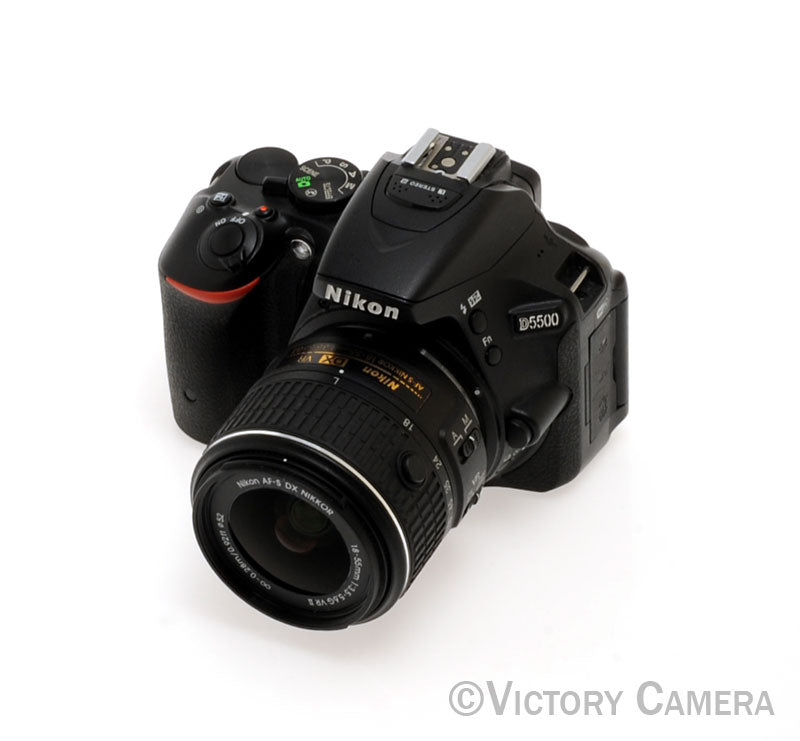 Nikon D5500 24.2MP Digital SLR Camera w/ 18-55mm Lens ~11,088 Shots [EXC] - Victory Camera