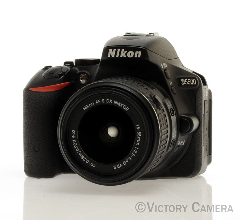 Nikon D5500 24.2MP Digital SLR Camera w/ 18-55mm Lens ~11,088 Shots [EXC] - Victory Camera