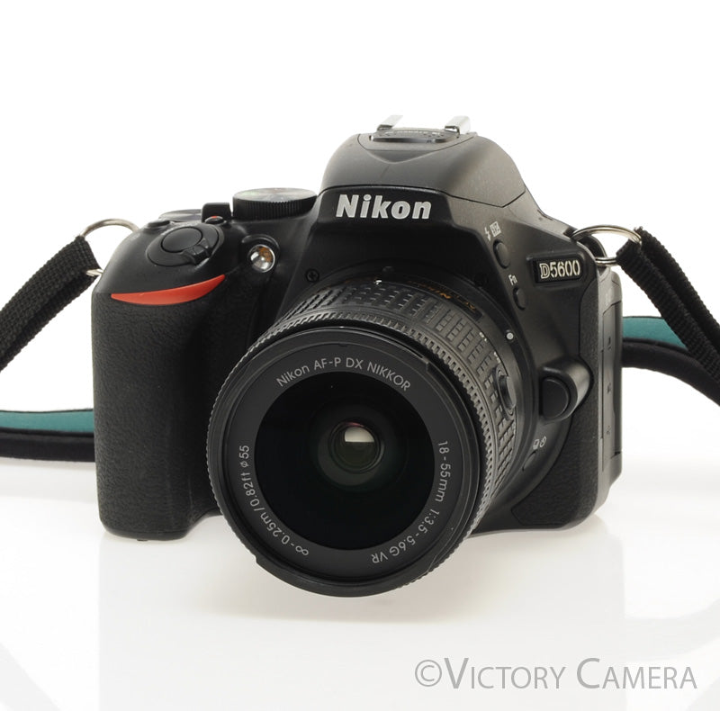 Nikon D5600 24.2MP Digital SLR Camera w/ 18-55mm Zoom Lens ~4500 Shots [EXC+] - Victory Camera