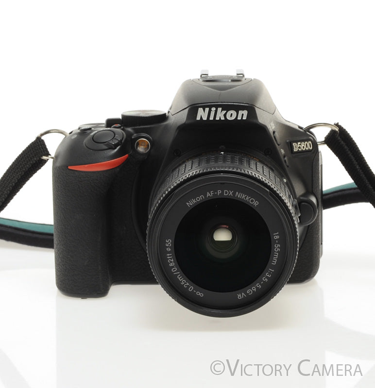 Nikon D5600 24.2MP Digital SLR Camera w/ 18-55mm Zoom Lens ~4500 Shots [EXC+] - Victory Camera