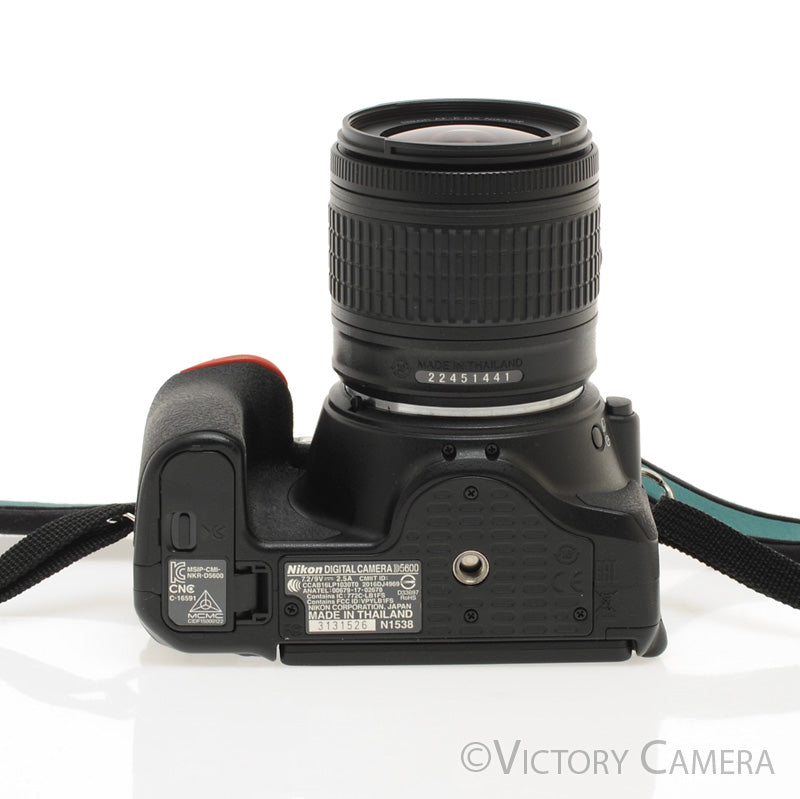 Nikon D5600 24.2MP Digital SLR Camera w/ 18-55mm Zoom Lens ~4500 Shots [EXC+] - Victory Camera