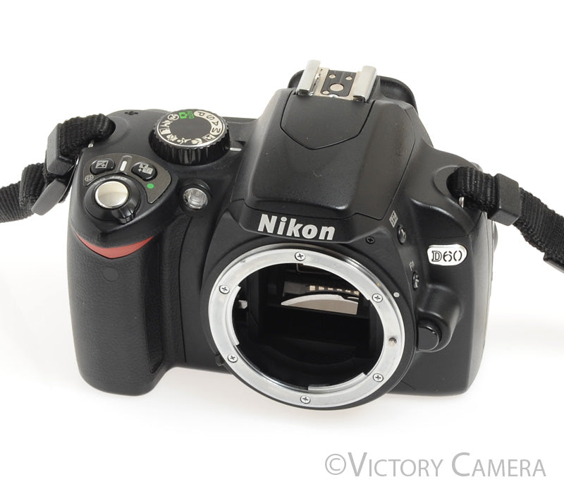 Nikon D60 10.2MP Digital SLR Digital Camera Body ~Low Shutter Count, 8850 Shots - Victory Camera