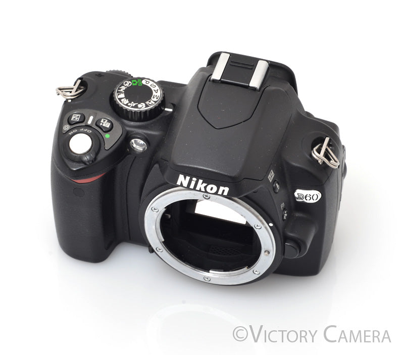 Nikon D60 10.2MP Digital SLR Digital Camera Body ~7,937 Shutter Count~ [EXC+] - Victory Camera