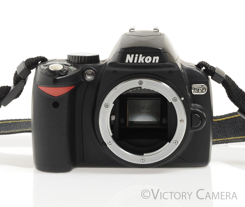 Nikon D60 10.2MP Digital SLR Digital Camera Body ~Low Shutter Count, 8850 Shots - Victory Camera