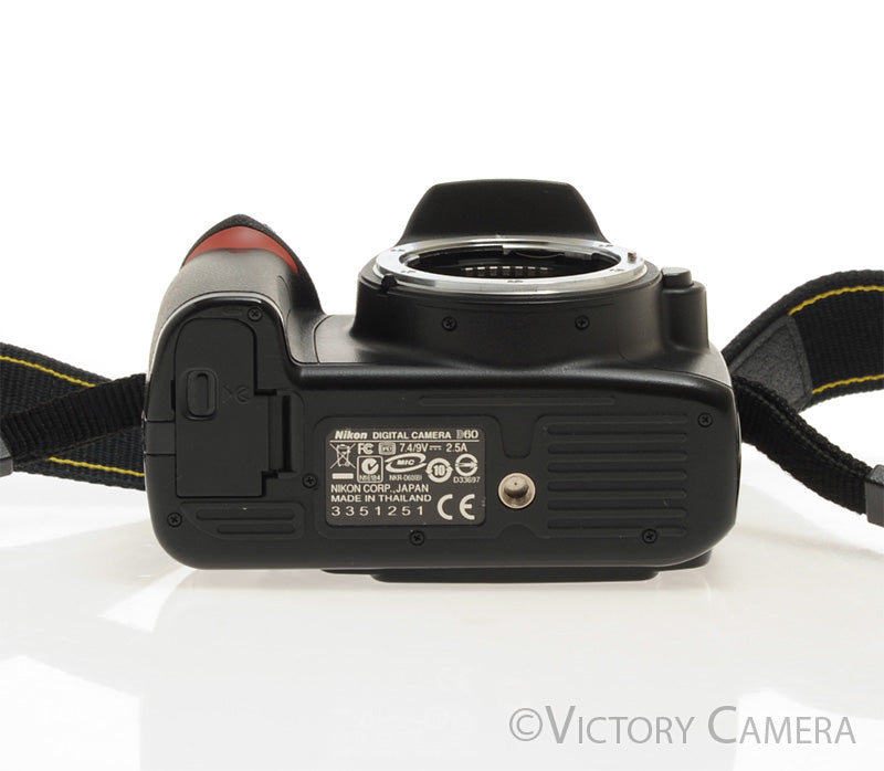Nikon D60 10.2MP Digital SLR Digital Camera Body ~6.712 Shutter Count~ [EXC] - Victory Camera