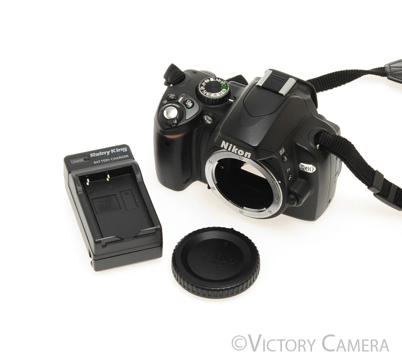 Nikon D60 10.2MP Digital SLR Digital Camera Body ~6.712 Shutter Count~ [EXC] - Victory Camera