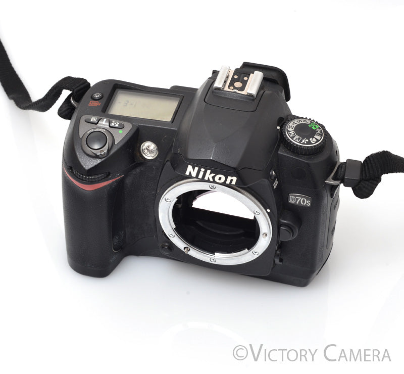 Nikon D70s Digital SLR Camera Body w/ Battery & Charger ~8,744 Shots [EXC-] - Victory Camera