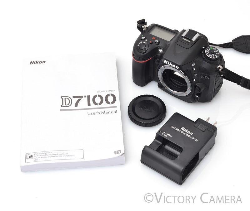 Nikon D7100 24.1MP Digital Camera Body ~299 Shots [MINT-] - Victory Camera