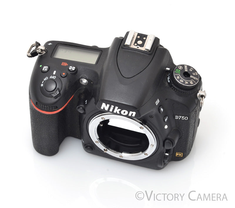 Nikon D750 24.3MP FX DSLR Camera Body ~2,743 Shots [GOOD] - Victory Camera