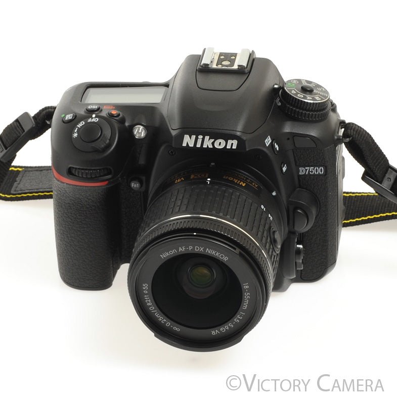 Nikon D7500 20.9MP DX DSLR Nikon D7500 Camera w/ 18-55mm (~2300 Shots) [MINT-] - Victory Camera