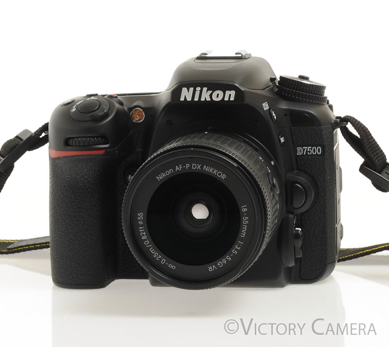 Nikon D7500 20.9MP DX DSLR Nikon D7500 Camera w/ 18-55mm (~2300 Shots) [MINT-] - Victory Camera