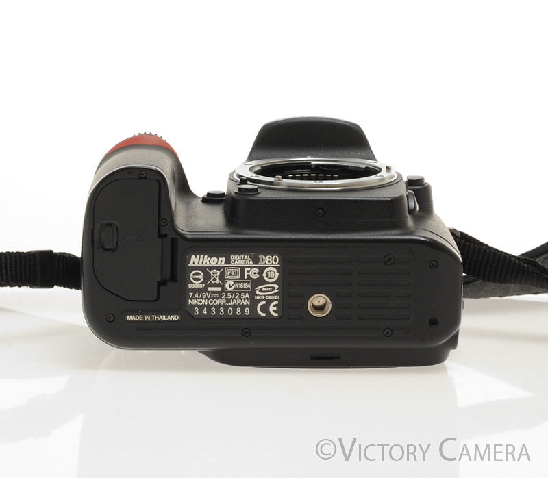 Nikon D80 Digital SLR Camera Body w/ Battery and Charger [EXC] - Victory Camera
