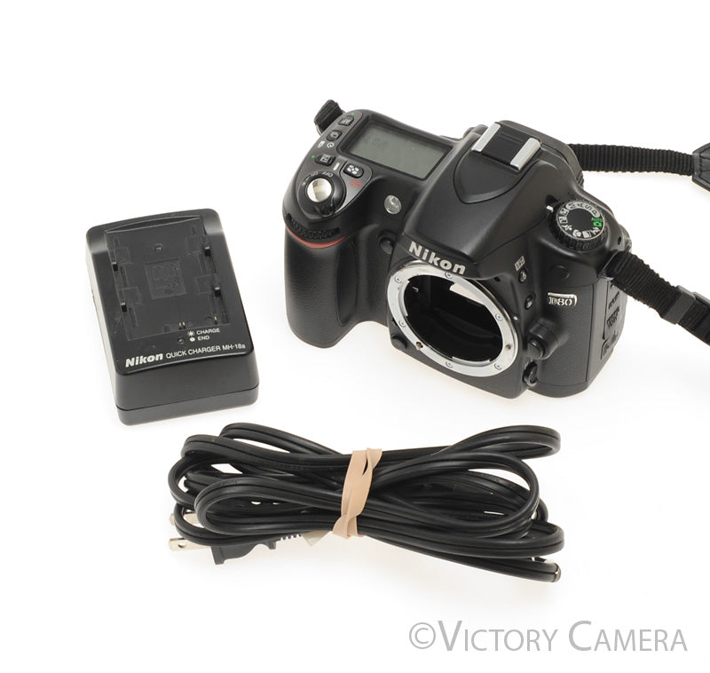 Nikon D80 Digital SLR Camera Body w/ Battery and Charger [EXC] - Victory Camera