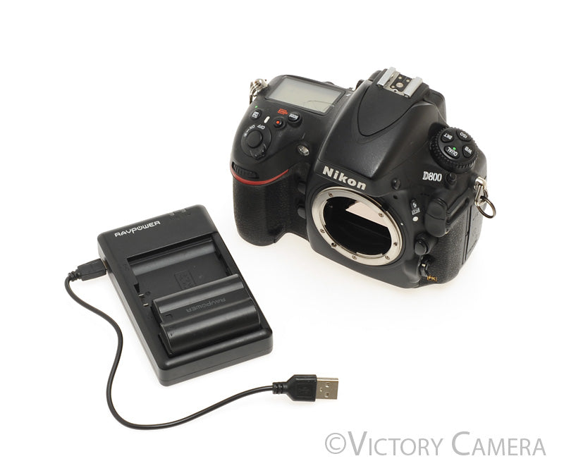 Nikon D800 36.3MP Digital SLR Camera Body ~30601 Shots [GOOD] - Victory Camera