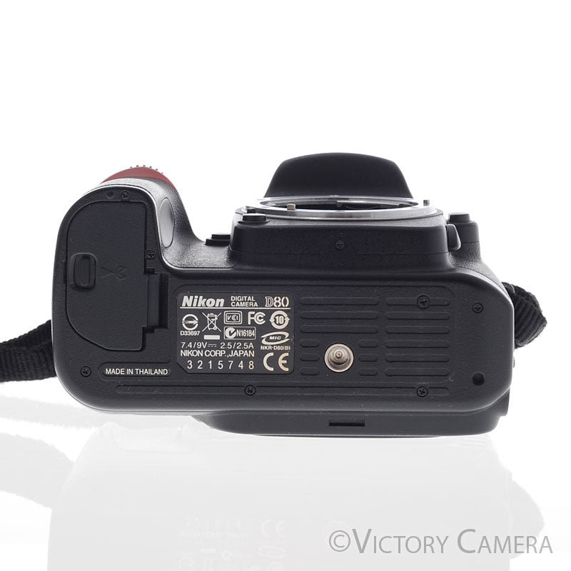 Nikon D80 Digital SLR Camera Body w/ Battery & Charger ~42,523 Shutter [EXC] - Victory Camera