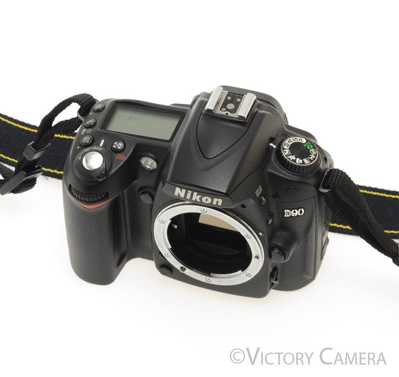 Nikon D90 12.3MP Digital SLR Camera Body -~19,400 Shots- [EXC] - Victory Camera