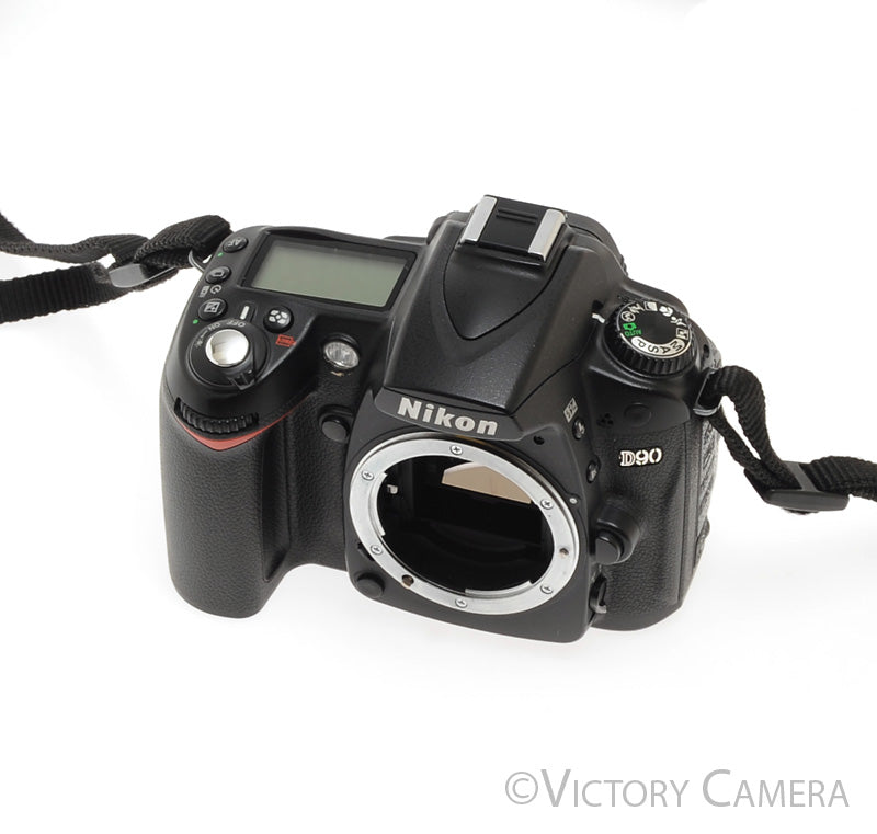 Nikon D90 12.3MP Digital SLR Digital Camera Body ~25014 Shutter Count~ [EXC-] - Victory Camera