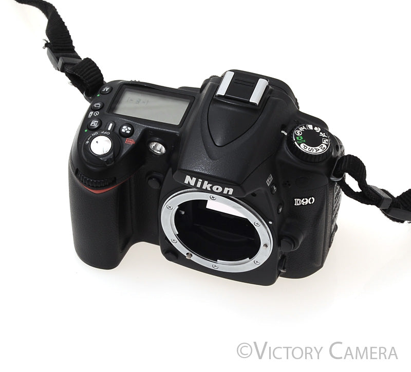 Nikon D90 12.3MP Digital SLR Digital Camera Body ~53966 Shutter Count~ [EXC-] - Victory Camera