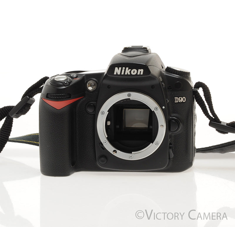 Nikon D90 12.3MP Digital SLR Digital Camera Body ~25014 Shutter Count~ [EXC-] - Victory Camera