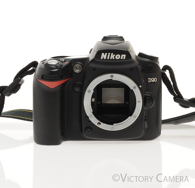 Nikon D90 12.3MP Digital SLR Digital Camera Body ~25014 Shutter Count~ [EXC-] - Victory Camera