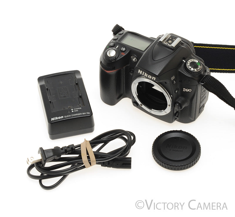 Nikon D90 12.3MP Digital SLR Camera Body -~19,400 Shots- [EXC] - Victory Camera