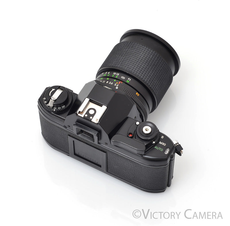 Nikon EM Black 35mm Film Camera with 28-80mm Zoom Lens [EXC] - Victory Camera