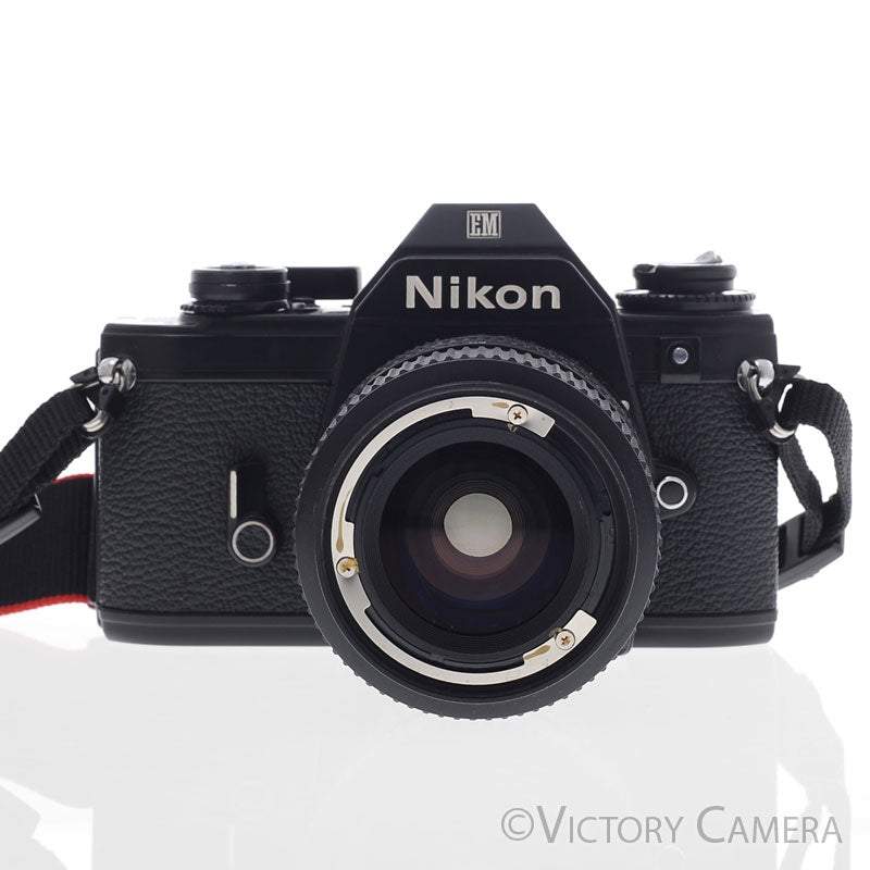 Nikon EM Black 35mm Film Camera with 35-70mm Zoom Lens [EXC-]