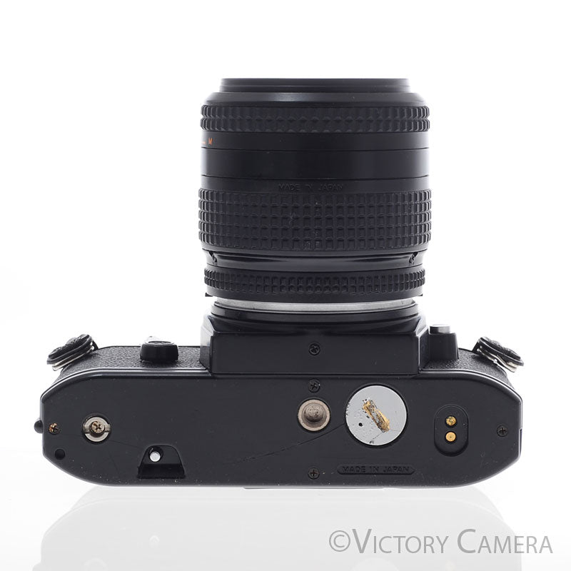 Nikon EM Black 35mm Film Camera w/ 35-80mm Zoom Lens [EXC+]