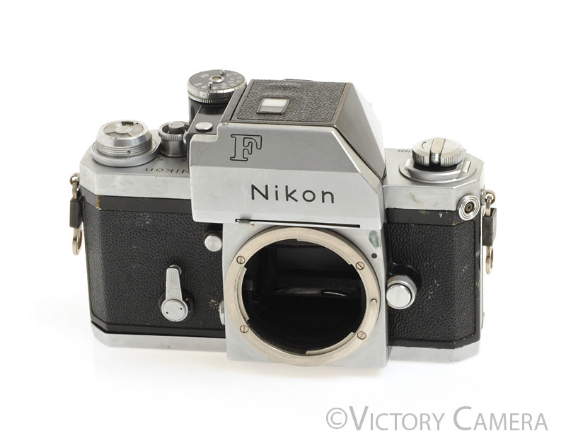 Nikon F Chrome Camera Body -Prism Meter Not Working- [EXC-] - Victory Camera
