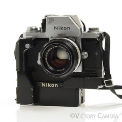 Nikon F Chrome Photomic FTN w/ F-36 Motordrive & 50mm f1.4 Lens [EXC]