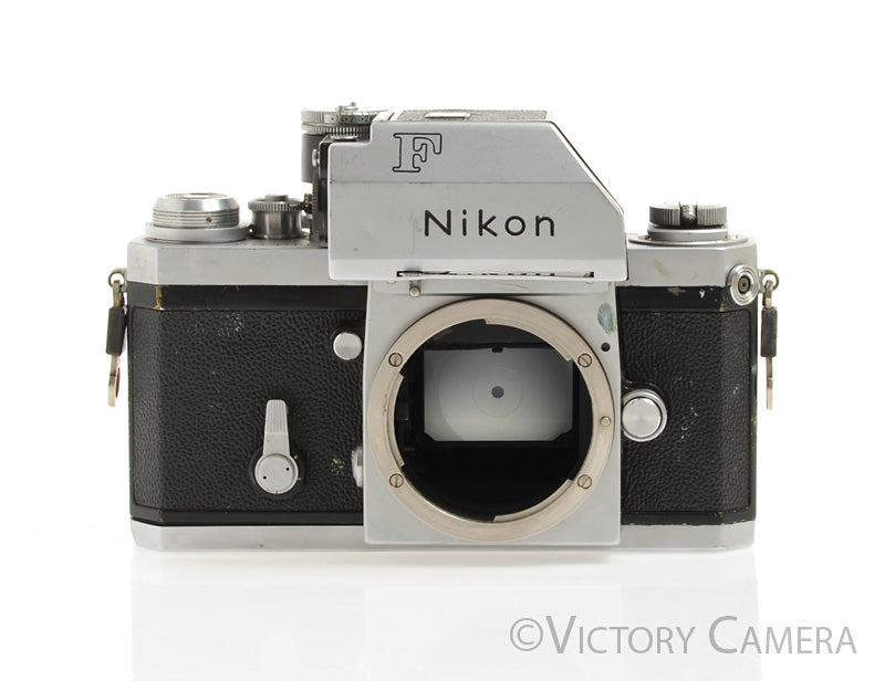 Nikon F Chrome Camera Body -Prism Meter Not Working- [EXC-] - Victory Camera