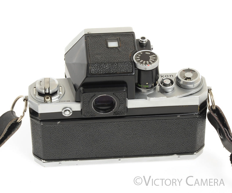 Nikon F Chrome 35mm Camera Body 50mm f2 Lens + Prism -New Seals- [EXC] - Victory Camera