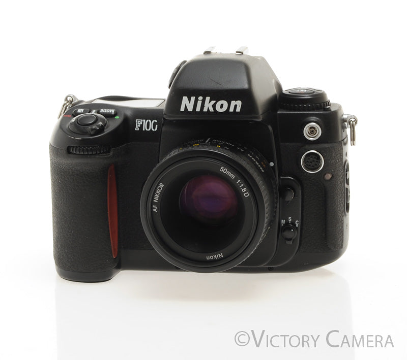Nikon F100 Autofocus 35mm Film SLR Camera w/ AF Nikkor 50mm f1.8 Lens [EXC]
