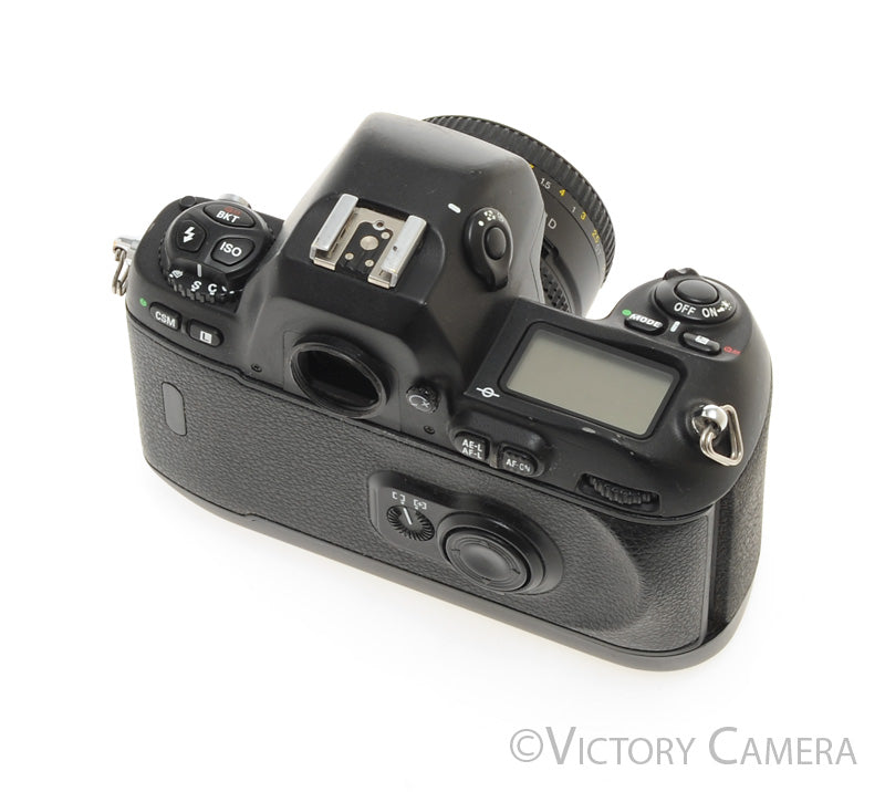 Nikon F100 Autofocus 35mm Film SLR Camera w/ AF Nikkor 50mm f1.8 Lens [EXC]