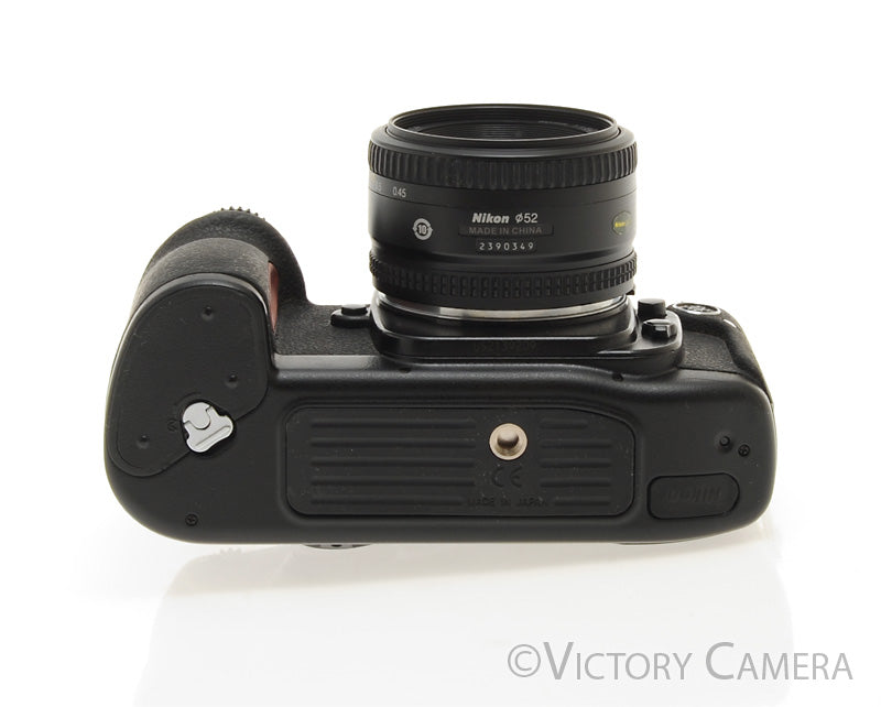 Nikon F100 Autofocus 35mm Film SLR Camera w/ AF Nikkor 50mm f1.8 Lens [EXC]