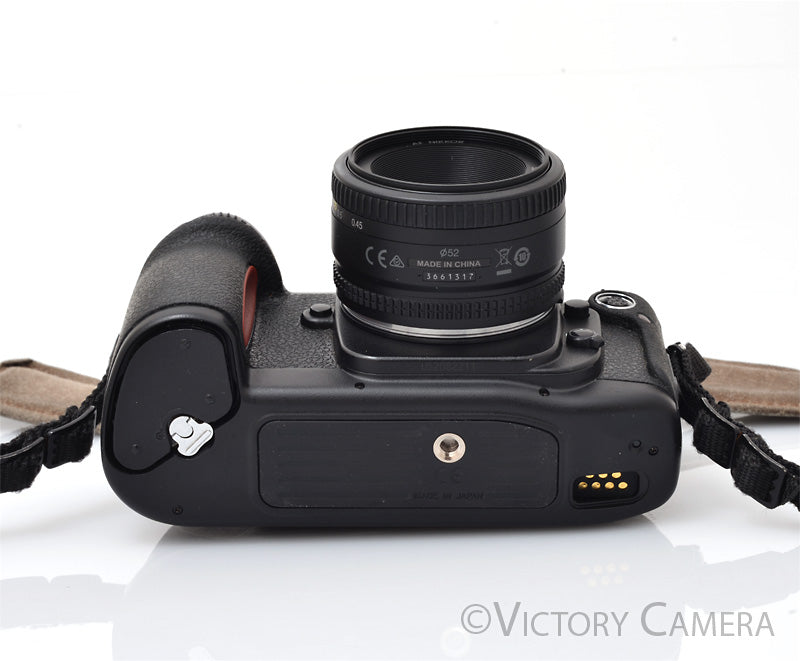 Nikon F100 Autofocus 35mm Film SLR Camera w/ AF Nikkor 50mm f1.8 Lens  [EXC+] - Victory Camera