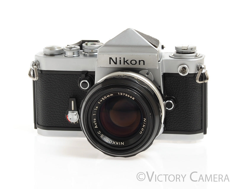 Nikon F2 with Nikkor-S 50mm f1.4 lens and Eye Level Finder -New Seals- [EXC] - Victory Camera