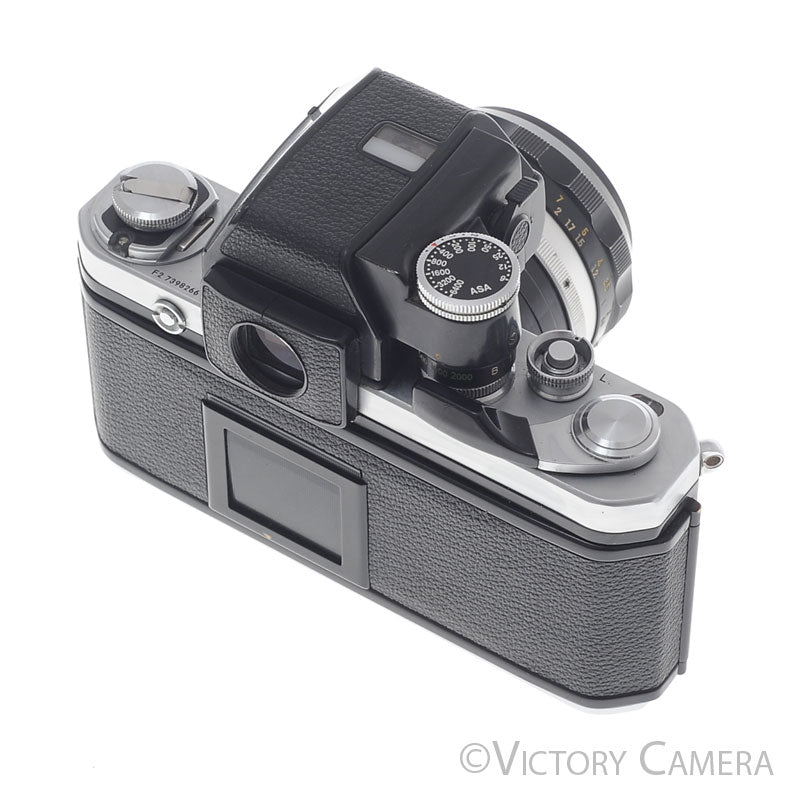 Nikon F2 Chome 35mm Film Camera w/ DP-1 Prism + 50mm f1.4 Lens [EXC] image 4