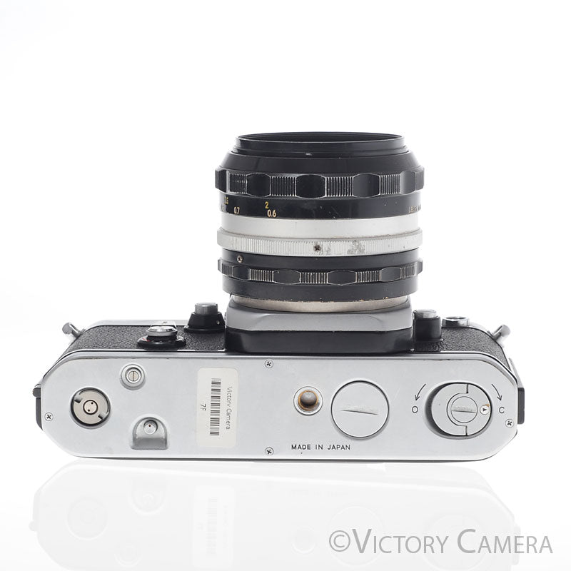 Nikon F2 Chome 35mm Film Camera w/ DP-1 Prism + 50mm f1.4 Lens [EXC] image 5