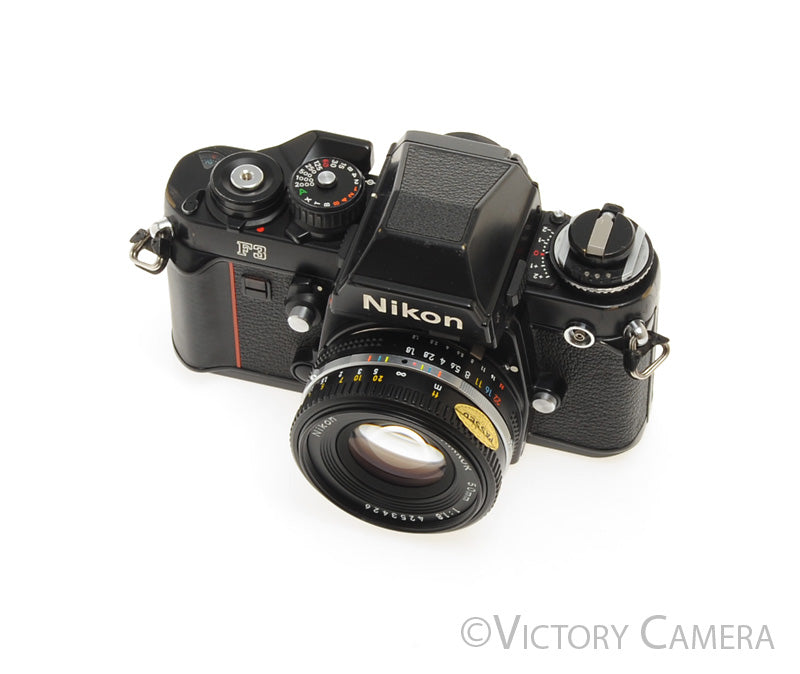 Nikon F3 35mm Film Camera w/ Nikon 50mm f1.8 AI-S Lens [EXC] - Victory Camera