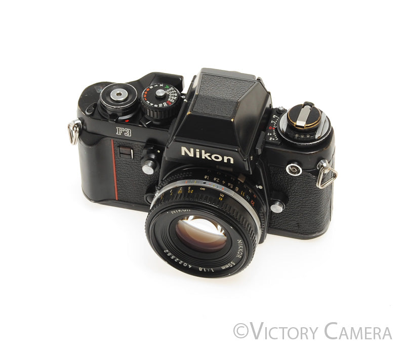 Nikon F3 35mm Film Camera w/ Nikon 50mm f1.8 AI-S Lens [EXC-]